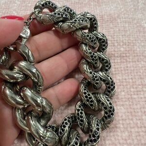 St. John Chunky Silver Bracelet